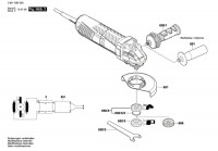 Bosch 3 601 G95 270 GWS 15-125 CIP Angle Grinder 230 V / GB Spare Parts GWS15-125CIP